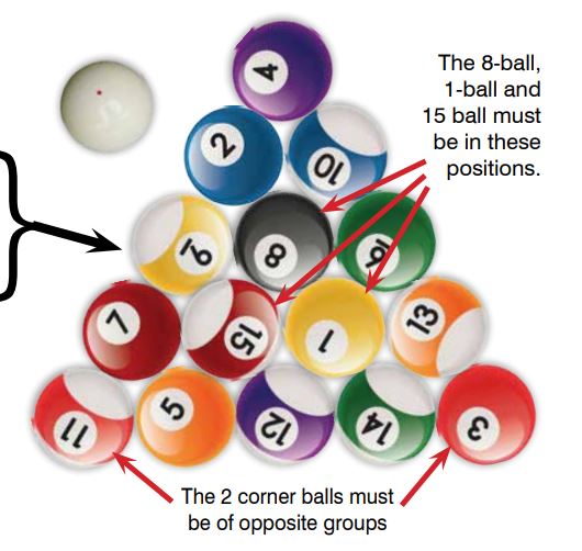 how to rack 8 ball