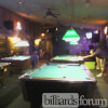 Shooting Pool at Blu Moon Bar and Grill of Lebanon, TN
