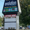 Sign at Evolution Lounge Sports Bar of Salem, OR