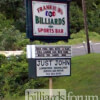 Roadside Signage at Frankie B's Billiards of Wilbraham, MA