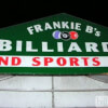 Storefront Signage at Frankie B's Billiards of Wilbraham, MA