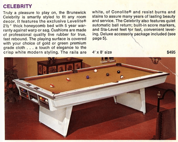 brunswick pool table disassembly instructions