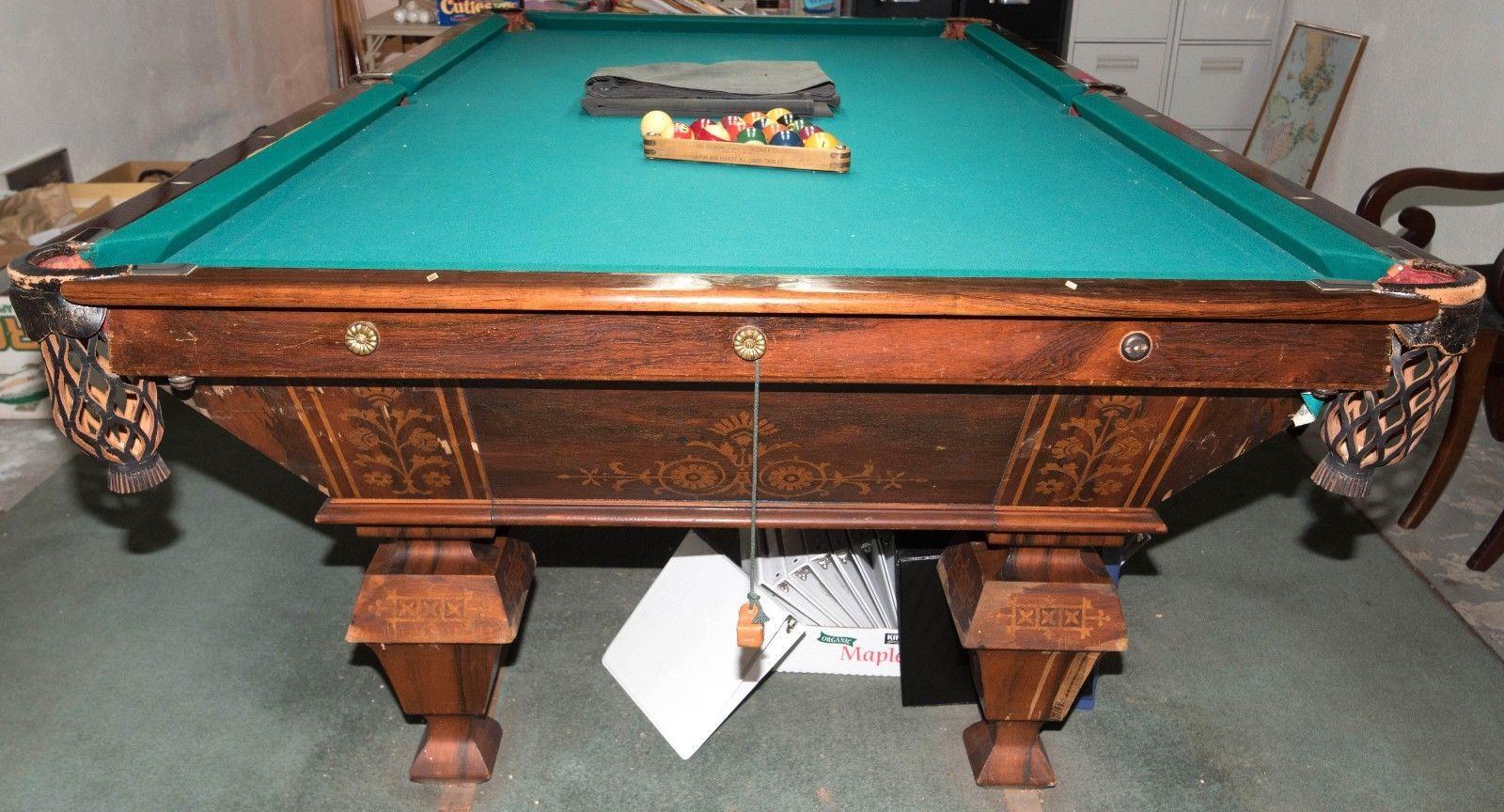 identifying-antique-pool-table-brunswick-1895