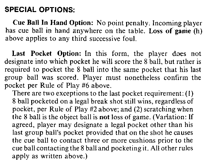 APA Eight Ball Rules of Play - In Play! magazine