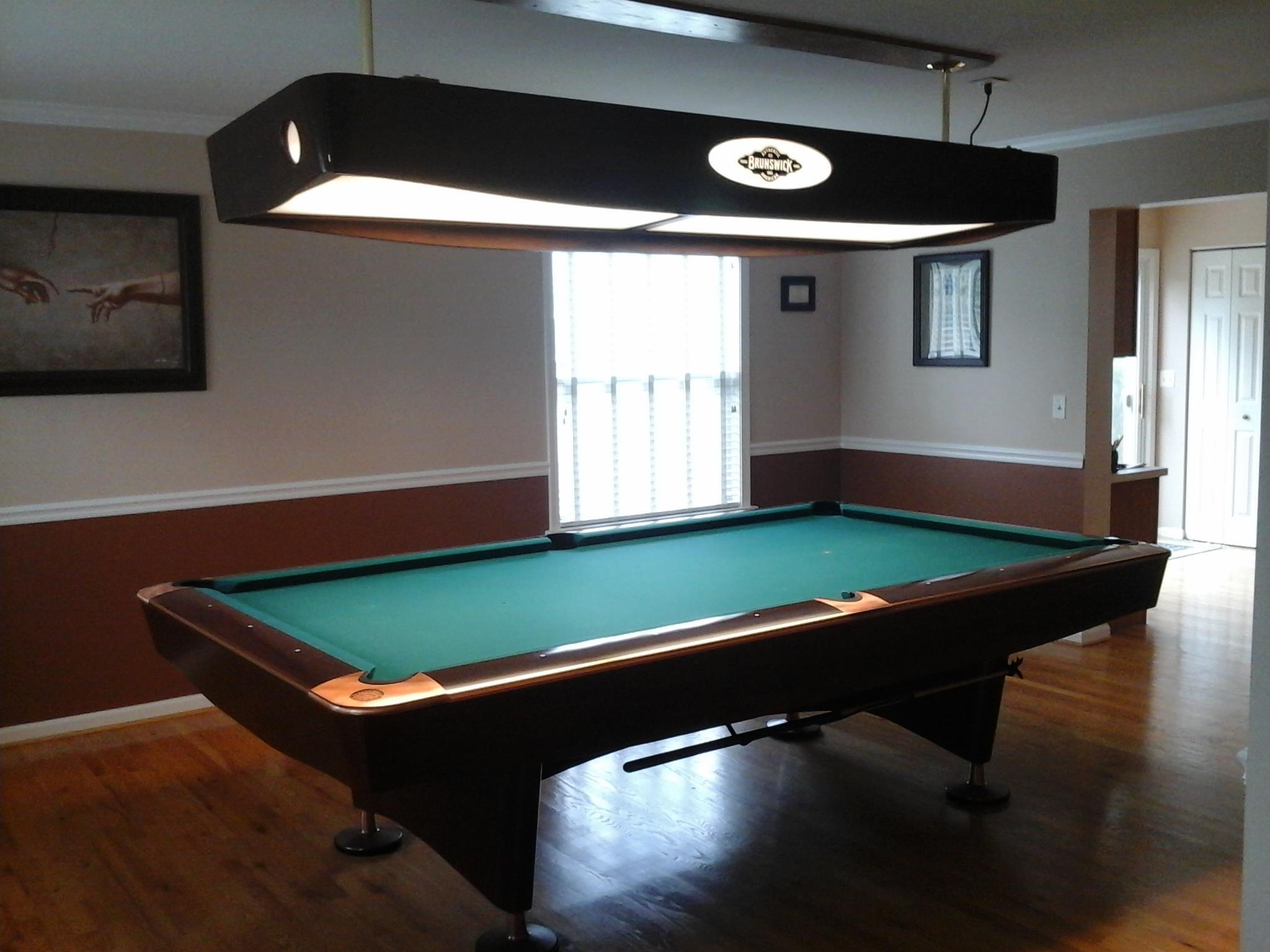 billiard table lights for sale