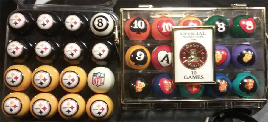 Collectible NFL Billiard Ball Team Set for Sale $700