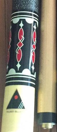 Palmer Pool Cue with Triangle Palmer Billiards Logo