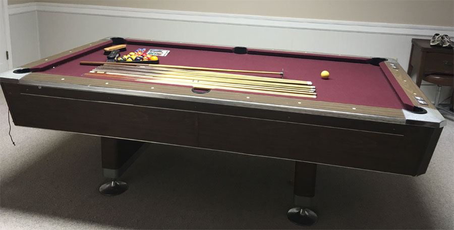 fischer pool table serial number 845447