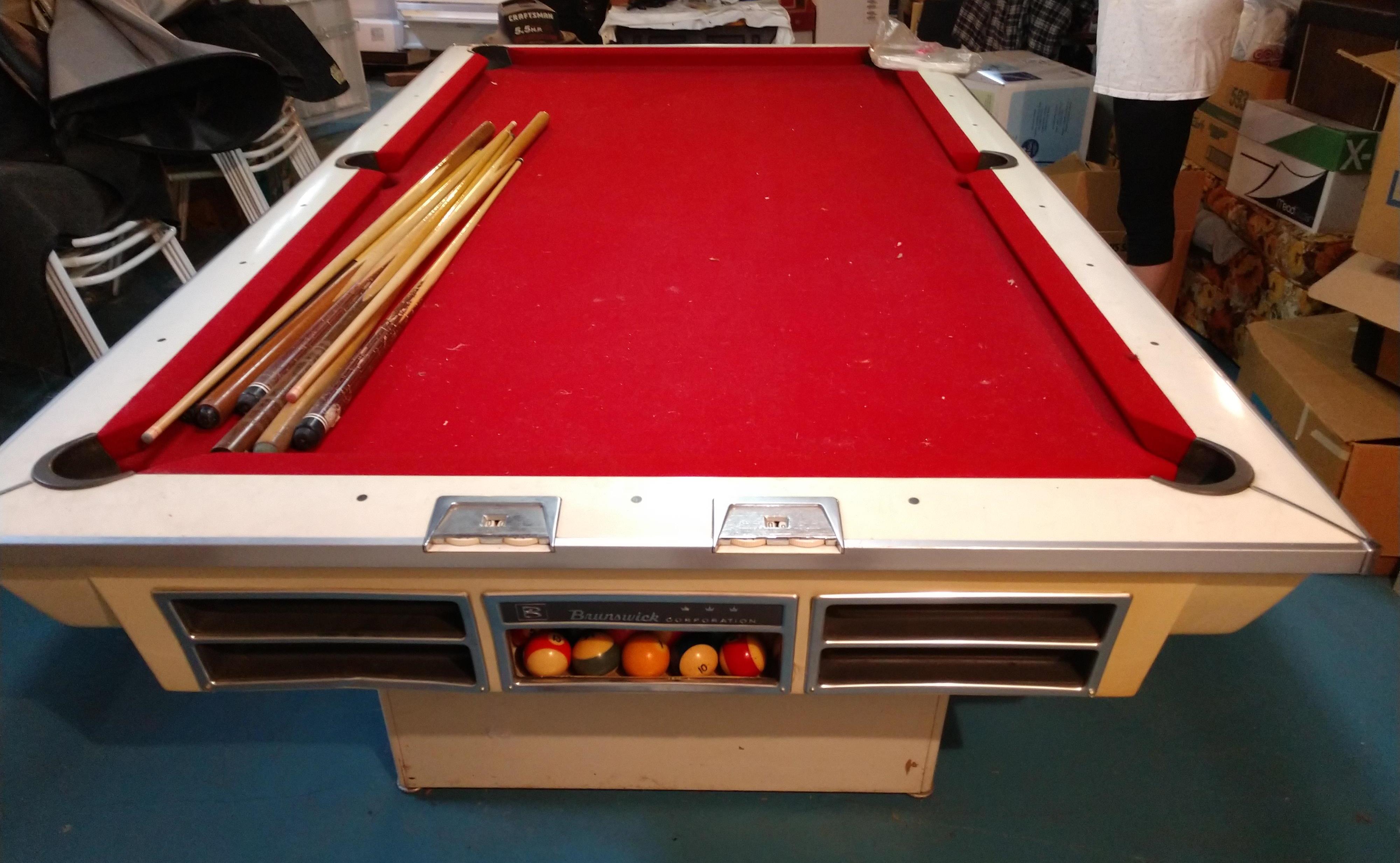 brunswick pool tables used sale