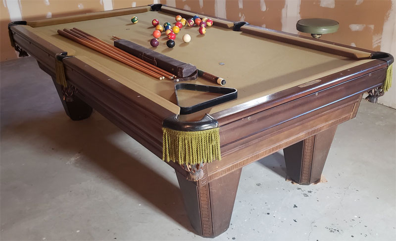 brunswick pool table assembly instructions