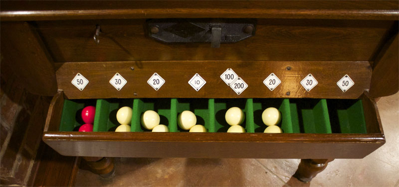 vintage bar billiards table for sale