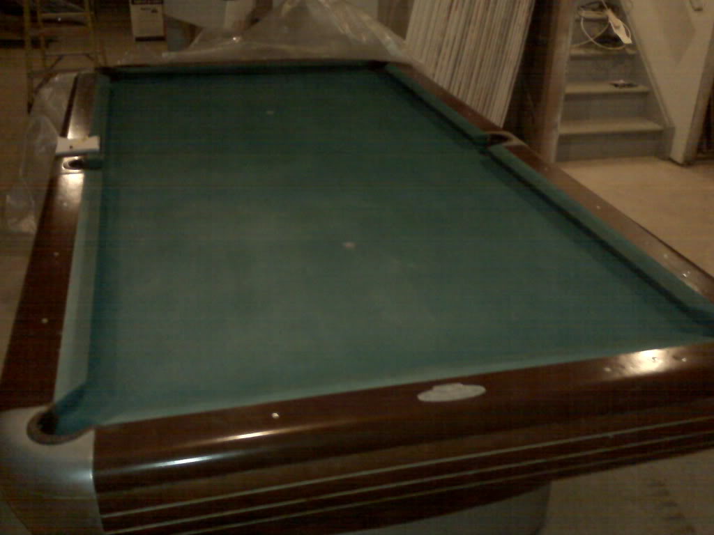 slate pool table